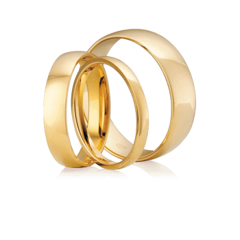 Half Round Wedding Ring - Orsini Jewellers