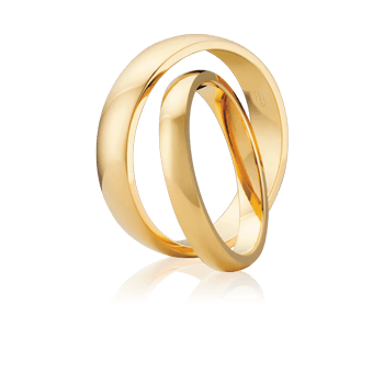 High Dome Edge Wedding Ring - Orsini Jewellers