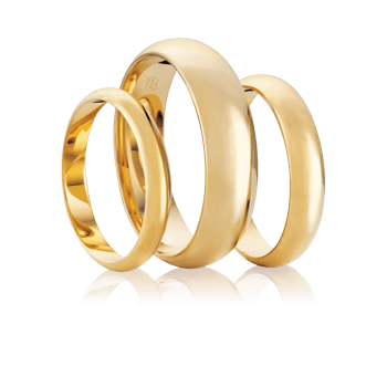 High Dome Wedding Ring - Orsini Jewellers