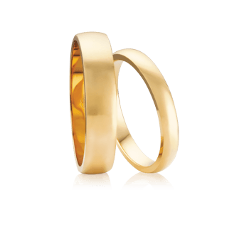 High Half Round Wedding Ring - Orsini Jewellers