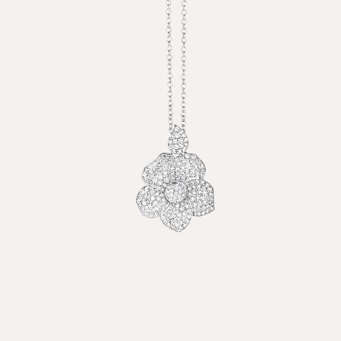 Hulchi Belluni Monoi Necklace in 18k White Gold with Diamonds - Orsini Jewellers