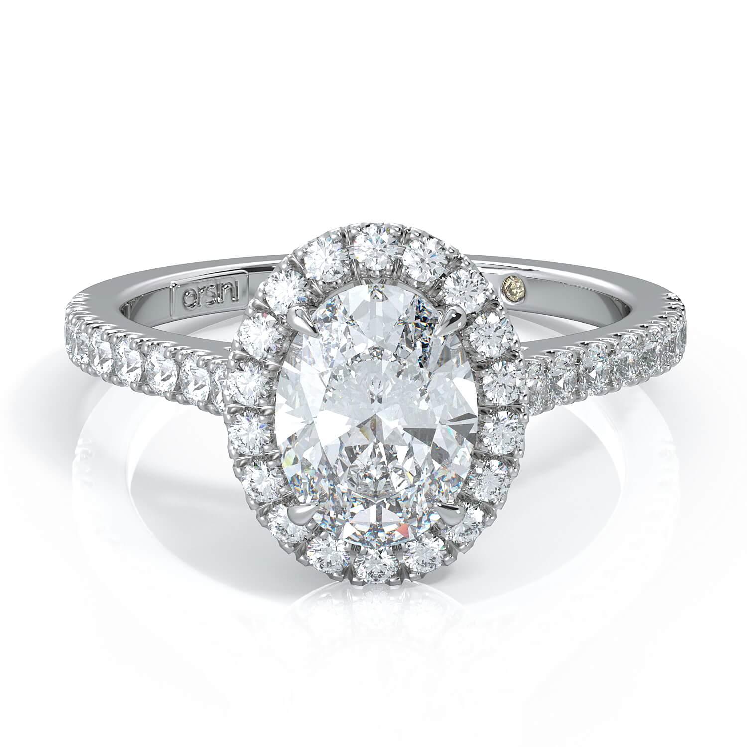 La Fenice Oval Cut Diamond Engagement Ring - Orsini Jewellers