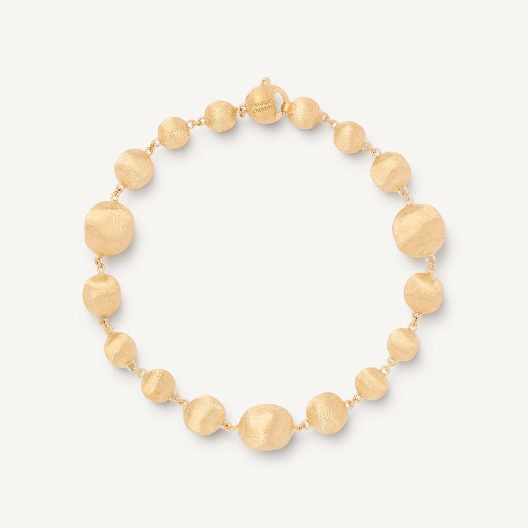 Marco Bicego Africa 18k Gold Bracelet Irregular Spheres - Orsini Jewellers