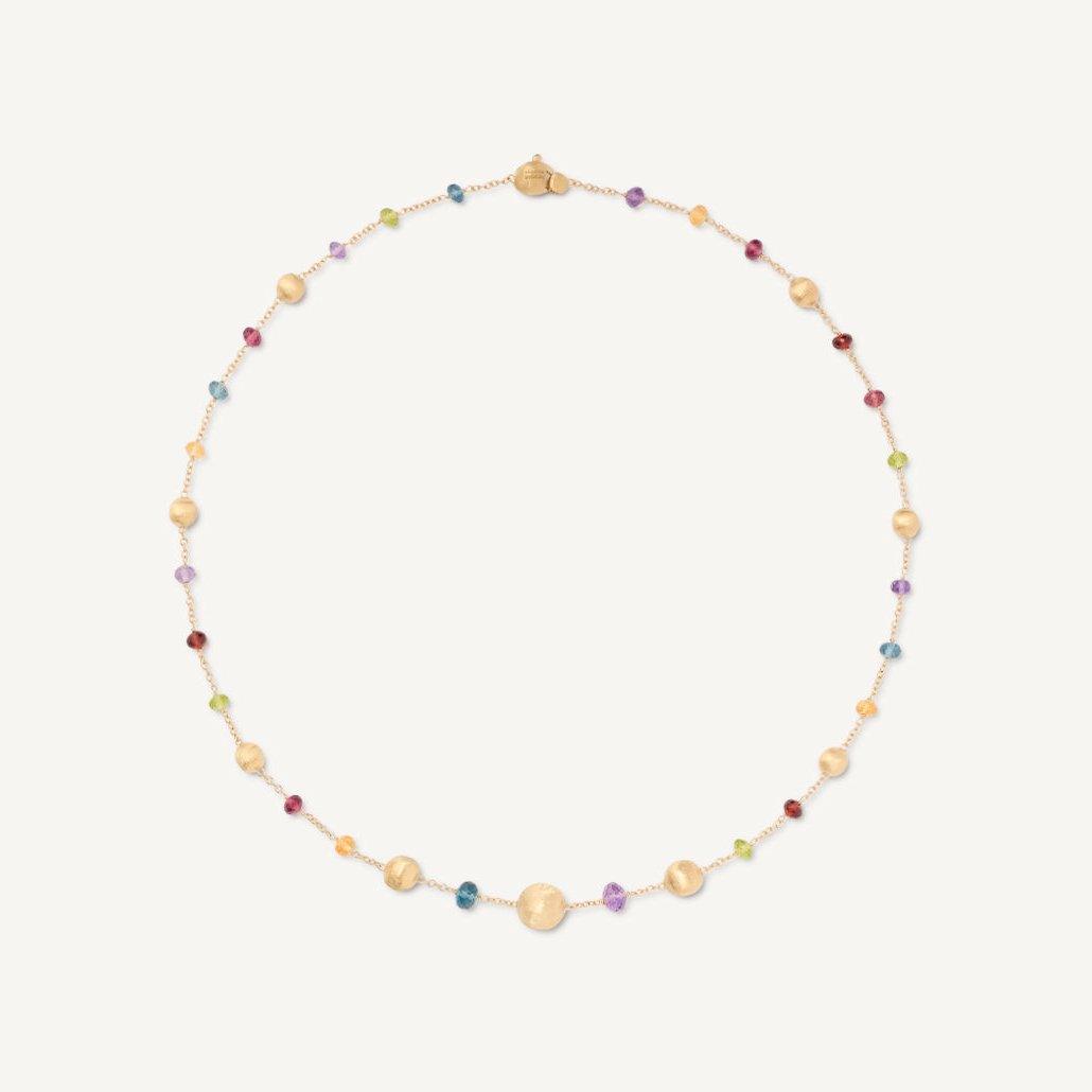 Marco Bicego Africa 18k Gold Gemstone Necklace Short - Orsini Jewellers