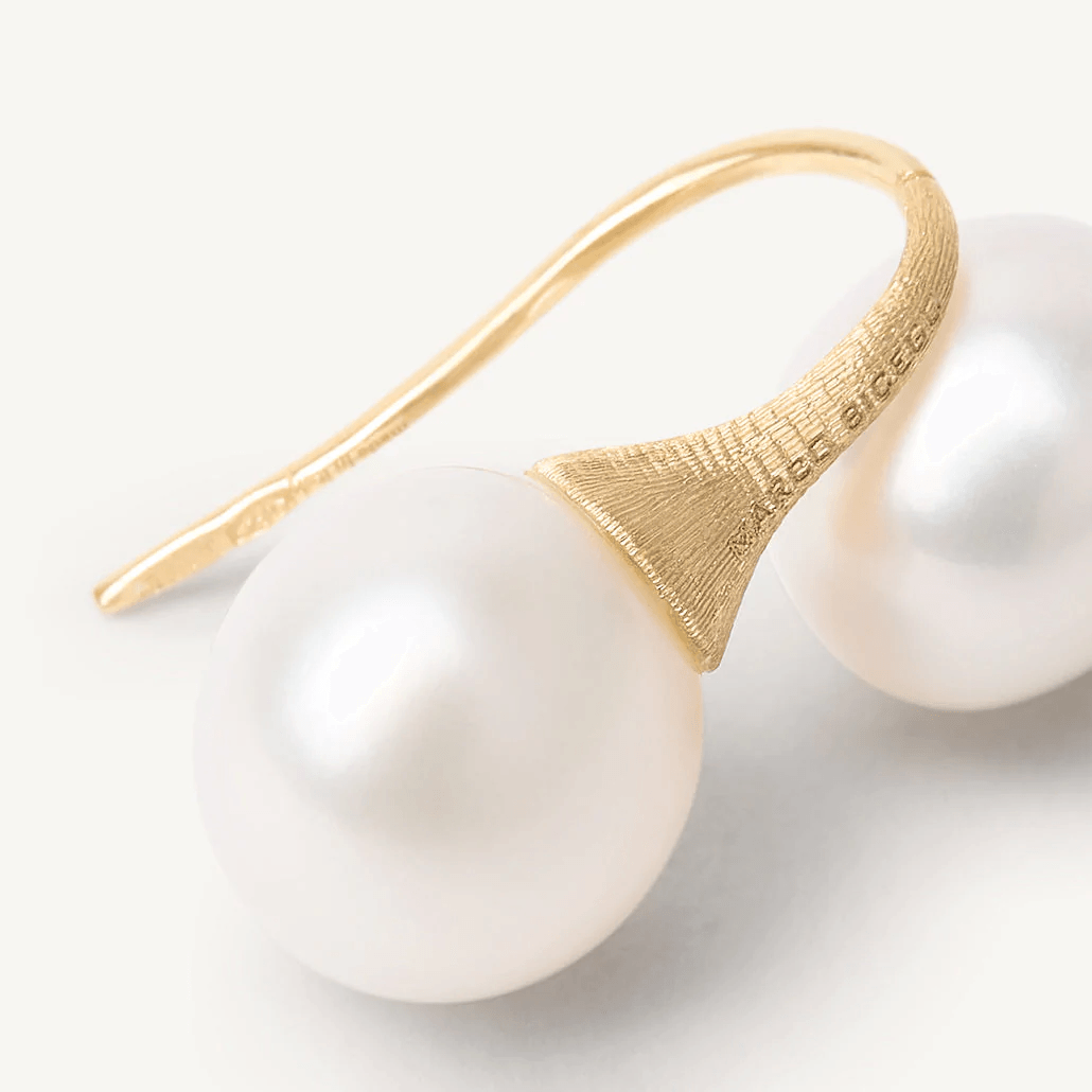 Marco Bicego Africa Earrings Pearl 18k Gold - Orsini Jewellers