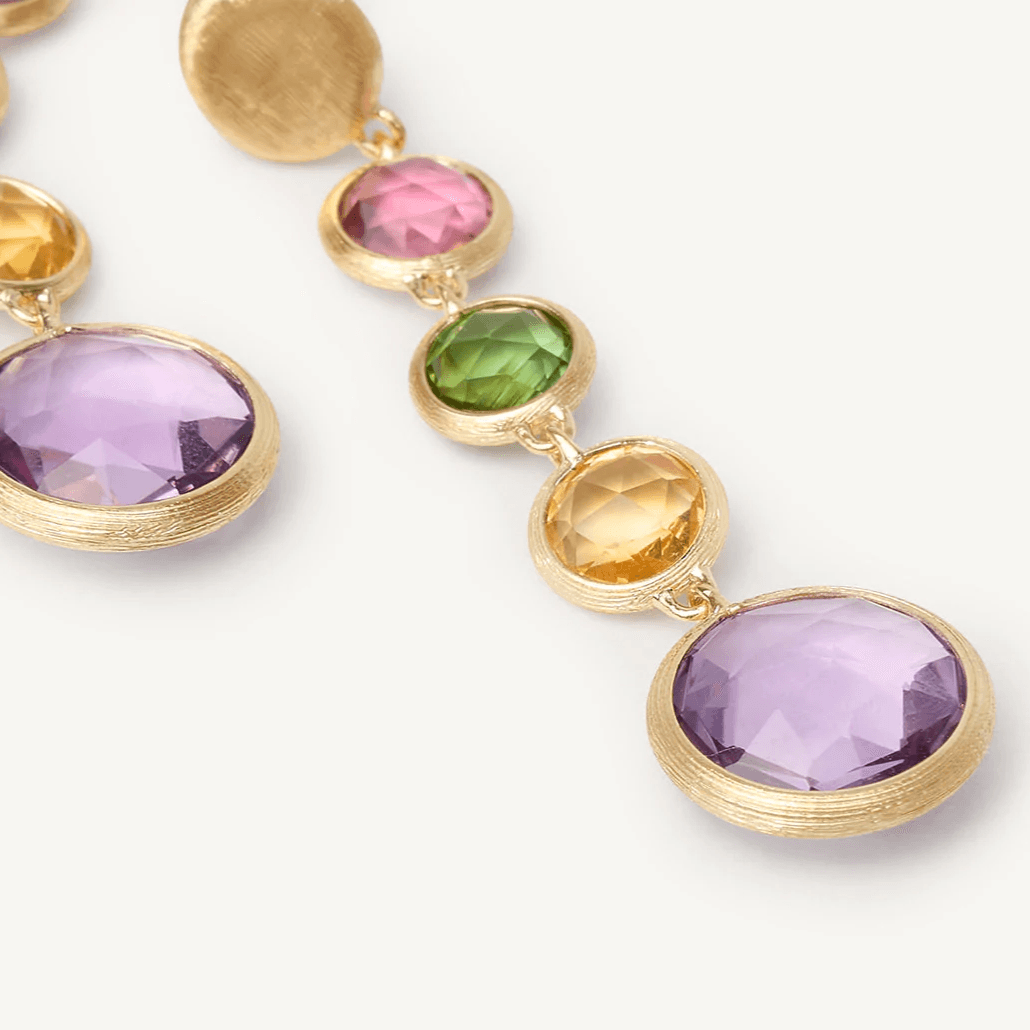 Marco Bicego Jaipur 18k Gold Gemstone Earrings - Orsini Jewellers