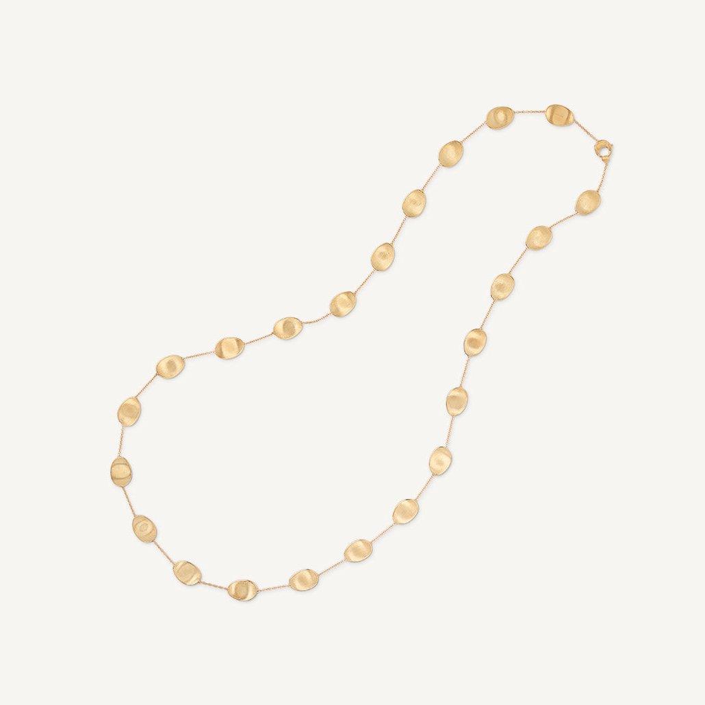 Marco Bicego Lunaria 18k Gold Light Necklace Long - Orsini Jewellers