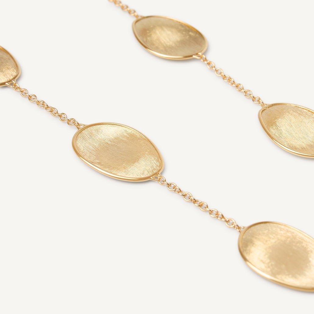 Marco Bicego Lunaria 18k Gold Light Necklace Long - Orsini Jewellers