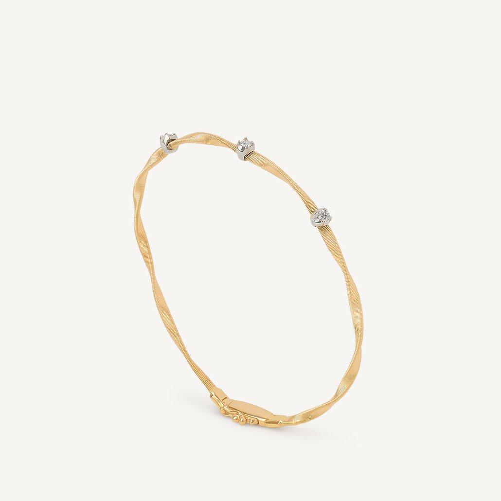 Marco Bicego Marrakech 18k Gold Diamond Bracelet 1 Strand - Orsini Jewellers