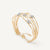 Marco Bicego Marrakech Onde Bracelet 5 Strand Floral 18k Gold with Diamonds - Orsini Jewellers