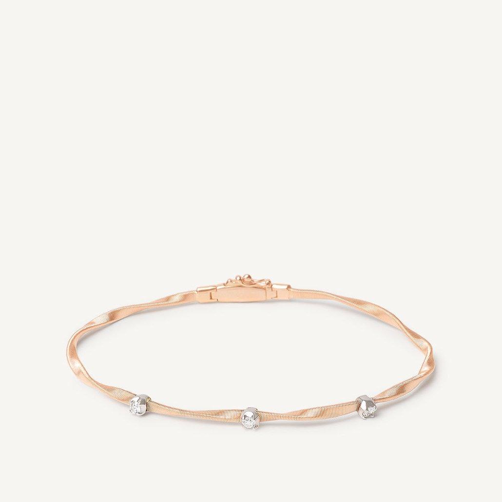 Marco Bicego Marrakech Rose Gold Diamond Bracelet 1 Strand - Orsini Jewellers