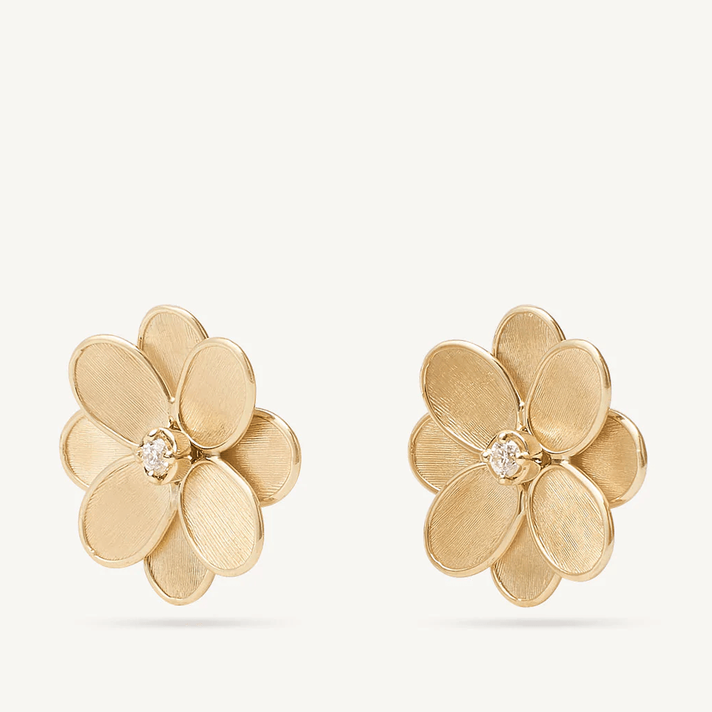 Marco Bicego Petali 18k Gold Diamond Earrings - Orsini Jewellers