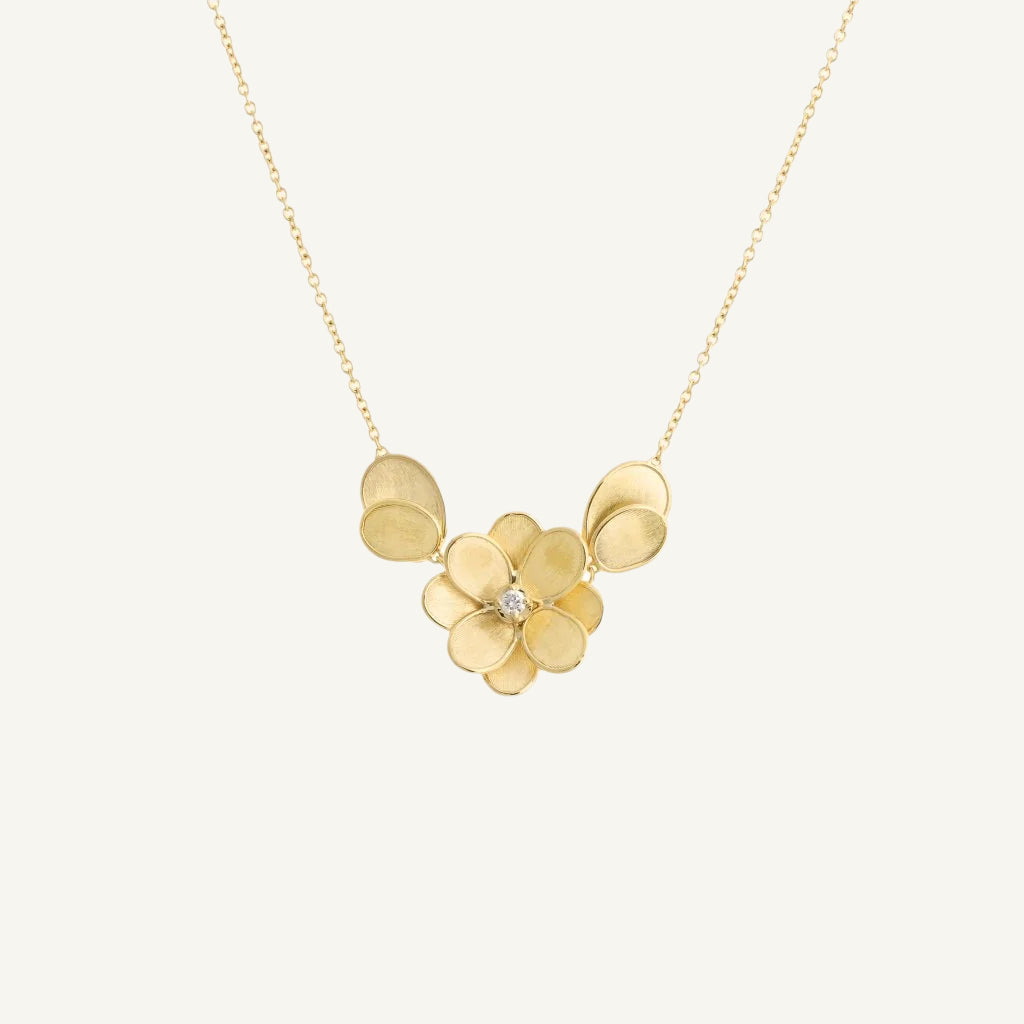 Marco Bicego Petali 18k Gold Diamond Necklace - Orsini Jewellers