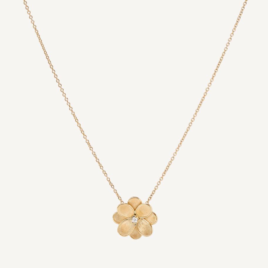 Marco Bicego Petali 18k Gold Diamond Necklace Short - Orsini Jewellers