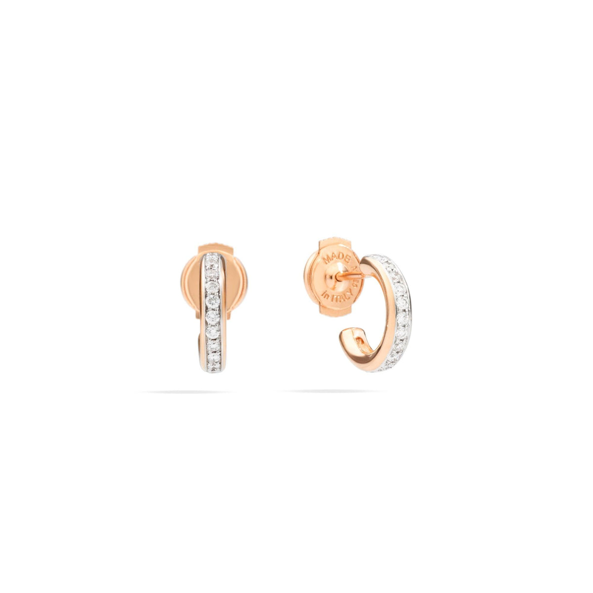 Pomellato Together Diamond Earrings in 18k Rose Gold - Orsini Jewellers