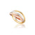 Russian Three-Tone 1/2 rounded Wedding Ring - Orsini Jewellers