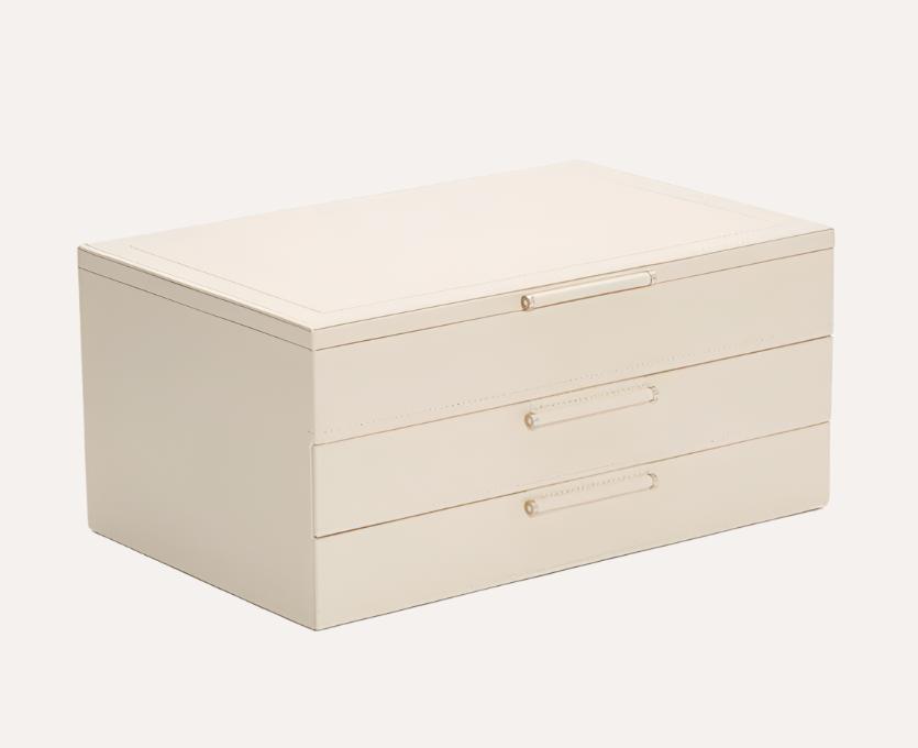 Sophia Ivory Coloured Jewellery Box - Orsini Jewellers